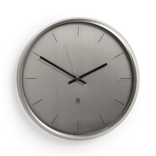 Relógio de Parede Metta Wall Clock Nickel