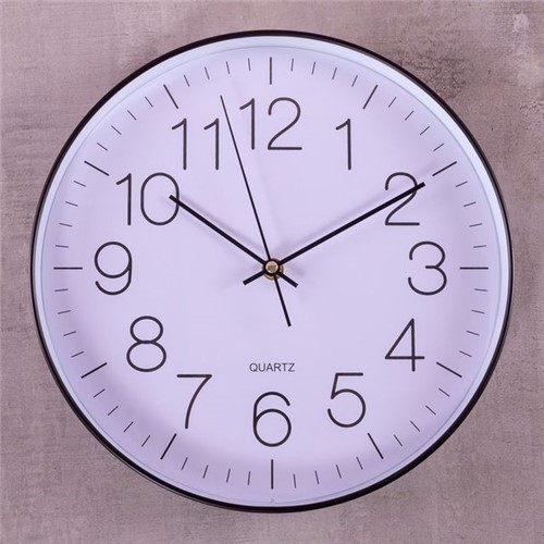 Relógio de Parede New York 30cm Finecasa Preto