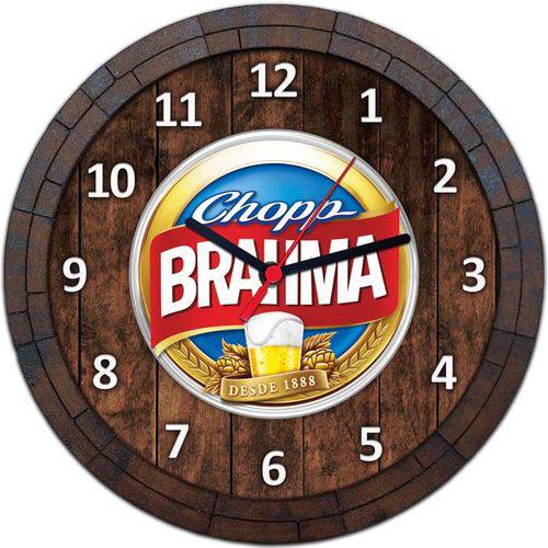 Relógio de Parede Quadro Tampa de Barril Cerveja Bebida W006