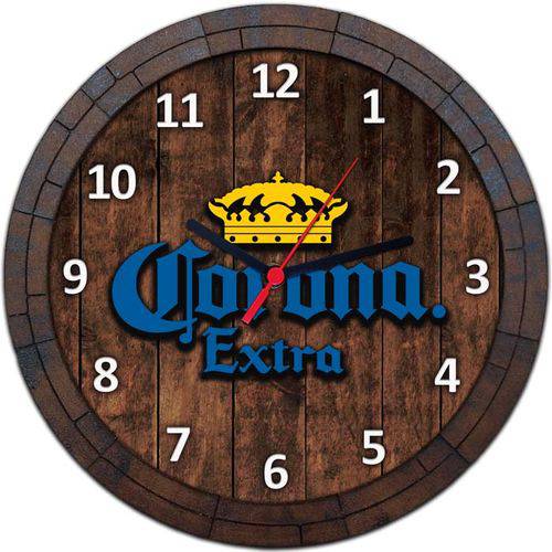 Relógio de Parede Quadro Tampa de Barril Cerveja Bebida W010