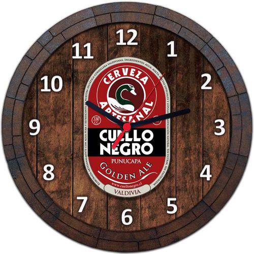 Relógio de Parede Quadro Tampa de Barril Cerveja Bebida W042