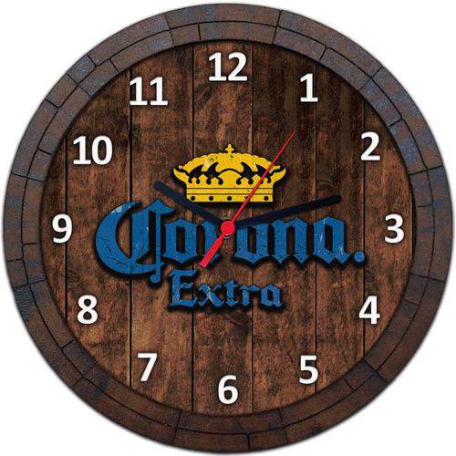 Relógio de Parede Quadro Tampa de Barril Cerveja Bebida W064