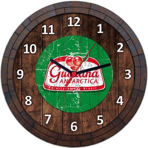 Relógio de Parede Quadro Tampa de Barril Cerveja Bebida W101