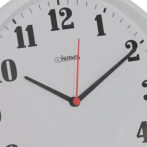 Relógio de Parede Quartz Branco - Herweg
