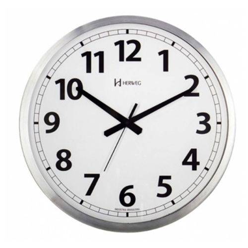 Relógio de Parede Redondo Alumínio 6712-079 - Herweg