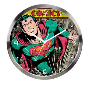Relógio de Parede Super Homem Quadrinhos HQ DC Comics