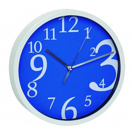 Relógio Design Azul Incoterm