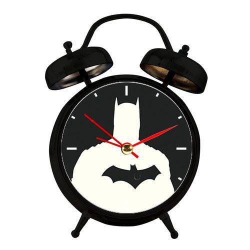 Relógio Despertador Batman com 10 Leds e Som