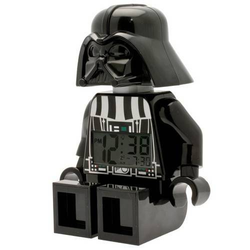 Relógio Despertador Darth Vader da Star Wars Lego