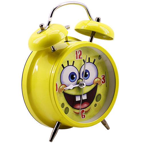 Relógio Despertador Mecânico - Bob Esponja