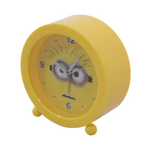 Relógio Despertador 2 Olhão Cabelo Espetado - Minions | Meu Malvado Favorito