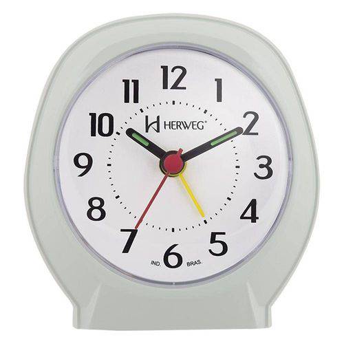 Relógio Despertador Quartz Tradicional Herweg 2634-72