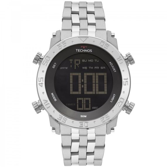 Relógio Digital Masculino Technos BJK006AB/1B 7891530583681