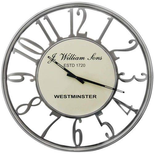 Relógio em Metal e Vidro Westminster