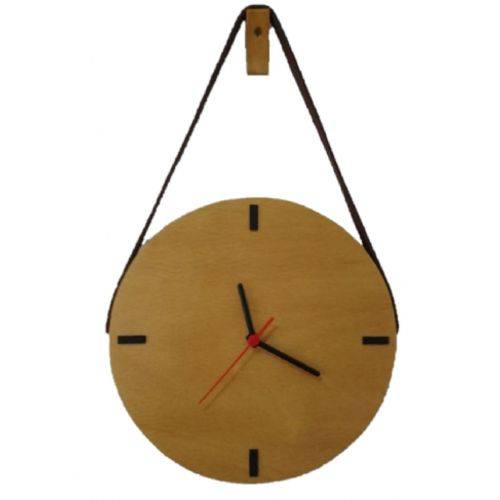 Relógio Escandinavo de Madeira Edward Clock Clássico