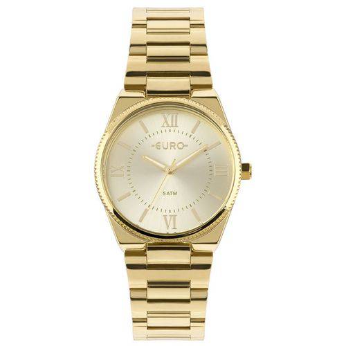 Relógio Euro Feminino New Basic Dourado - Eu2035ypa/4d