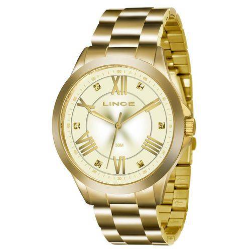 Relógio Feminino Lince - Dourado - Lrgj046l C3kx