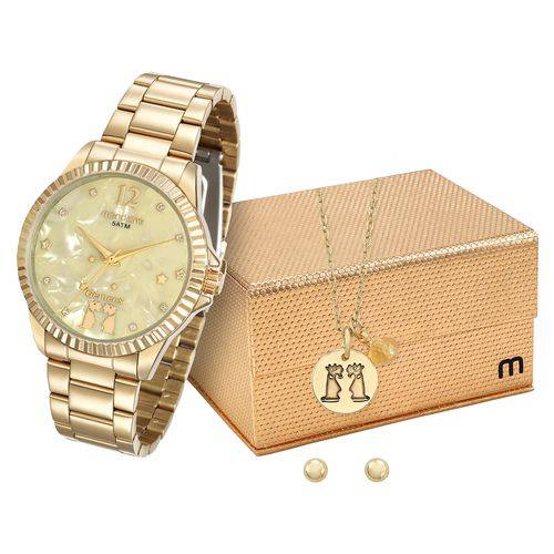 Relógio Feminino Mondaine Analógico 99128LPMKDE5K1 Dourado