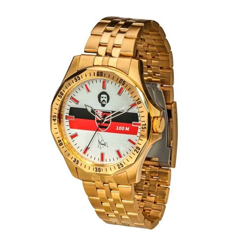Relógio Flamengo Maestro Júnior Dourado UN