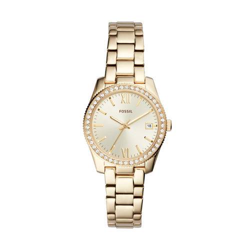 Relógio Fossil Feminino Ladies Scarlette Dourado - Es4374/1dn