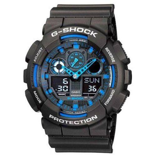 Relógio G-shock Anadigi Casio Masculino Ga-100-1a2dr