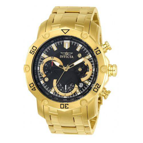 Relógio Invicta 22767 Pro Diver Dourado & Preto - Invicta