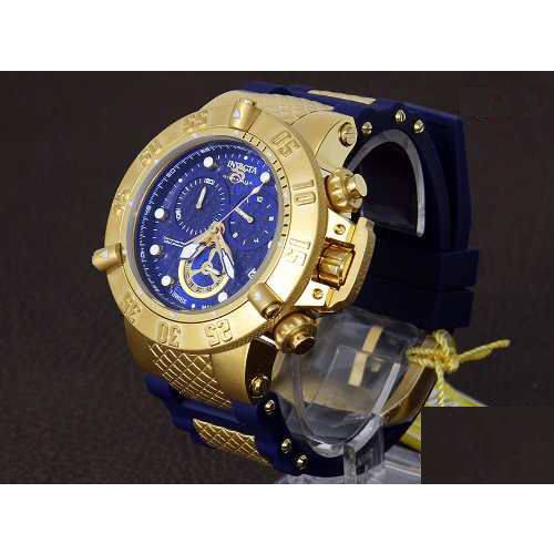 Relógio Invicta Subaqua Noma III - 15800 Azul com Dourado