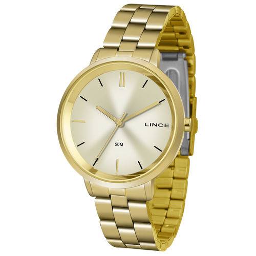 Relógio Lince Feminino Dourado Lrg617lc1kx