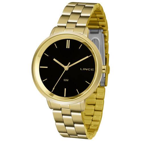 Relógio Lince Feminino Dourado Lrg617lp1kx