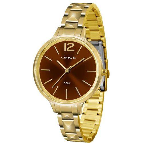 Relógio Lince Feminino Ref: Lrgh066l M2kx Casual Dourado