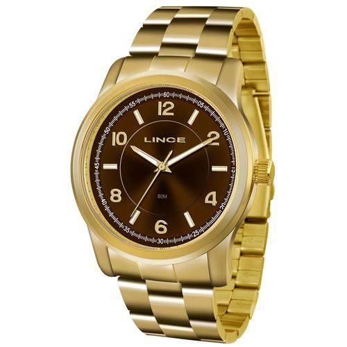 Relógio Lince Feminino Ref: Lrgj066l M2kx Casual Dourado