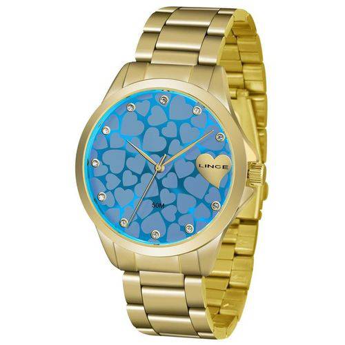 Relógio Lince Feminino Ref: Lrgj073l D1kx Fashion Dourado