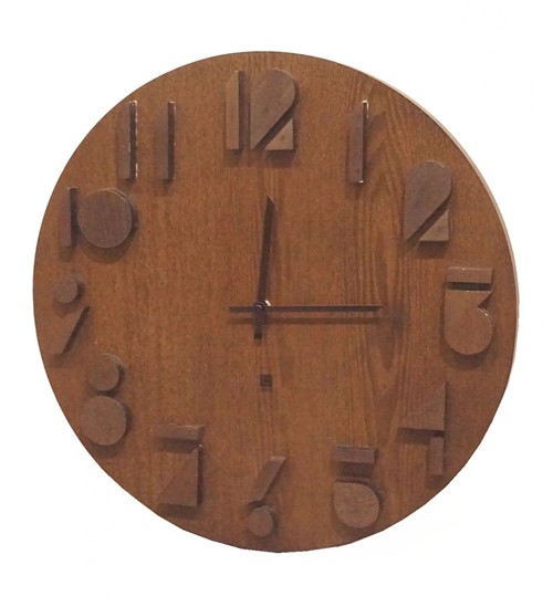 Relógio Madeira 40cm - Occa Moderna
