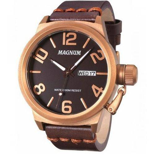 Relógio Magnum Masculino Analógico Couro Ma33399m