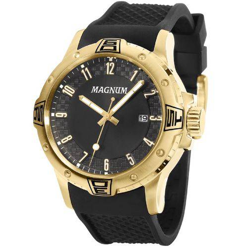 Relógio Magnum Masculino Oversized Ma34414u Dourado