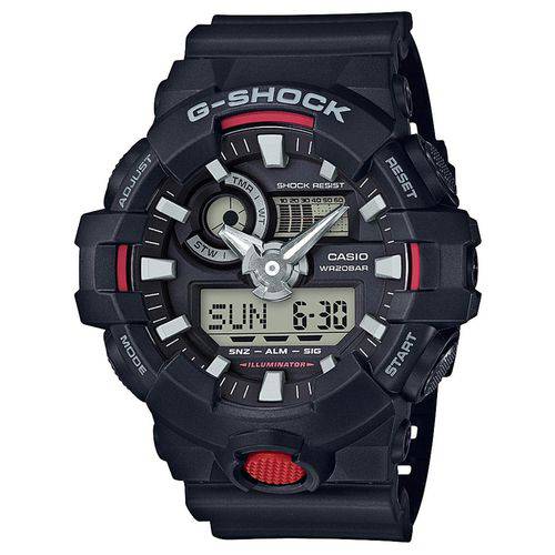 Relógio Masculino Casio G-shock Ga-700-1adr 53mm Preto