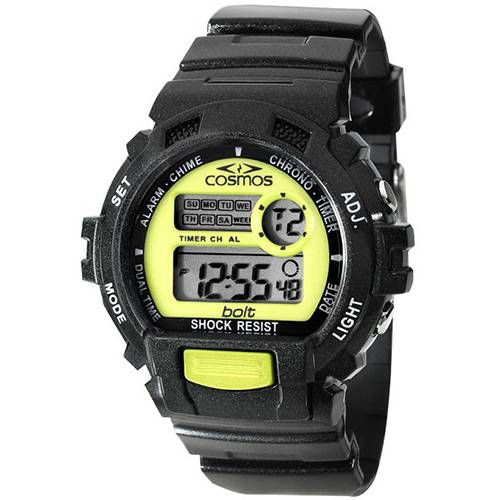 Relógio Masculino Cosmos Digital Esportivo OS41379G