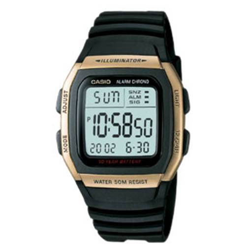 Relógio Masculino Digital 50m com Alarme W-96H-9AVDF Casio