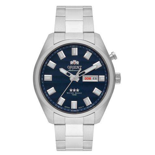 Relógio Masculino Orient Automatic 469SS076 D1SX Fundo Azul