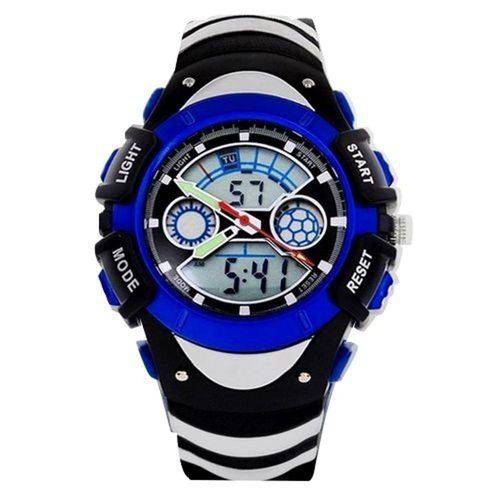 Relógio Masculino Skmei Anadigi 0922 Azul