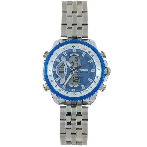 Relógio Masculino Skmei Anadigi 0993 Azul
