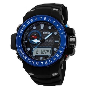 Relógio Masculino Skmei Anadigi 1063 Azul