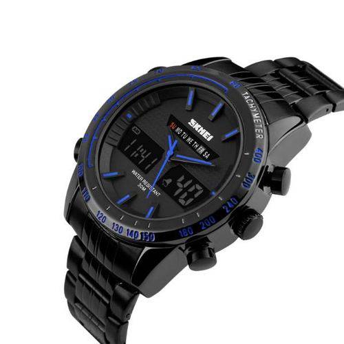 Relógio Masculino Skmei Anadigi 1131 Azul
