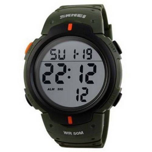 Relógio Masculino Skmei Digital 1068 Verde Militar