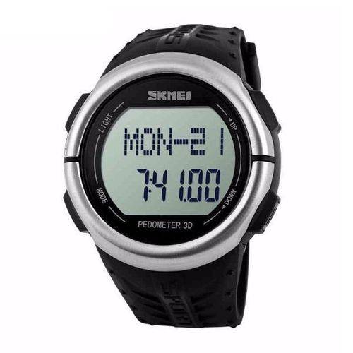 Relógio Masculino Skmei Digital Pedômetro 1058 Pt