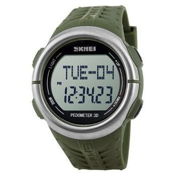Relógio Masculino Skmei Digital Pedômetro 1058 Verde