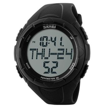Relógio Masculino Skmei Digital Pedômetro 1122 Preto