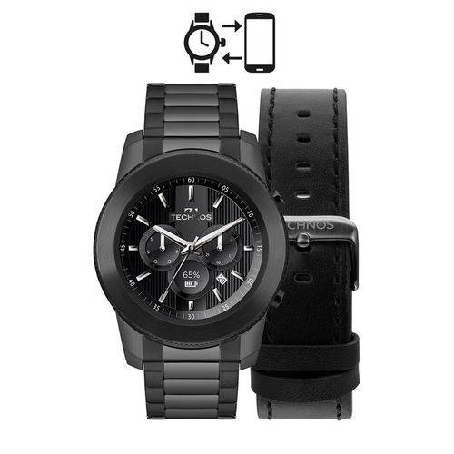 Relógio Masculino Smartwatch Bluetooth Technos M1ab/4p Connect Preto