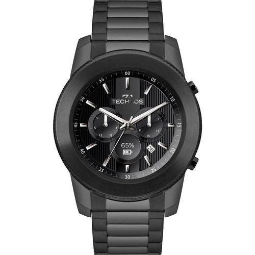 Relógio Masculino Technos Connect Smartwatch M1AB/4P Aço Preto