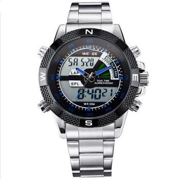Relógio Masculino Weide Anadigi WH-1104 - Azul